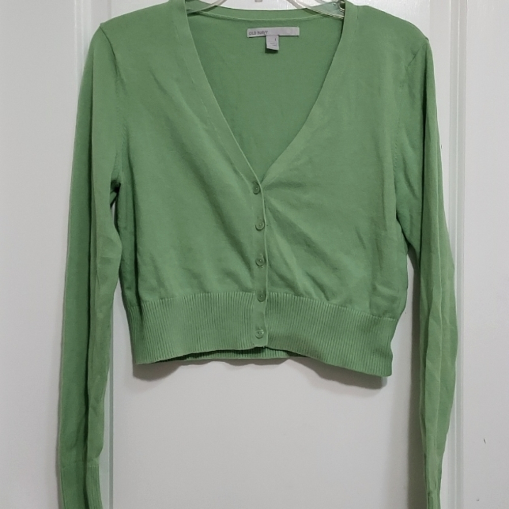 🎁 4/$20 Old Navy green cardigan sweater